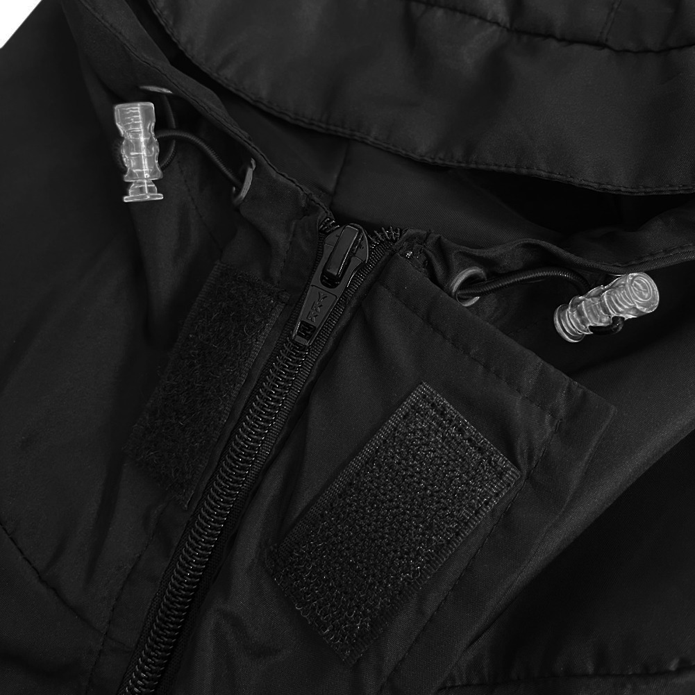 Hellfrog Jacket Windbreaker Reflective Bumpie Black
