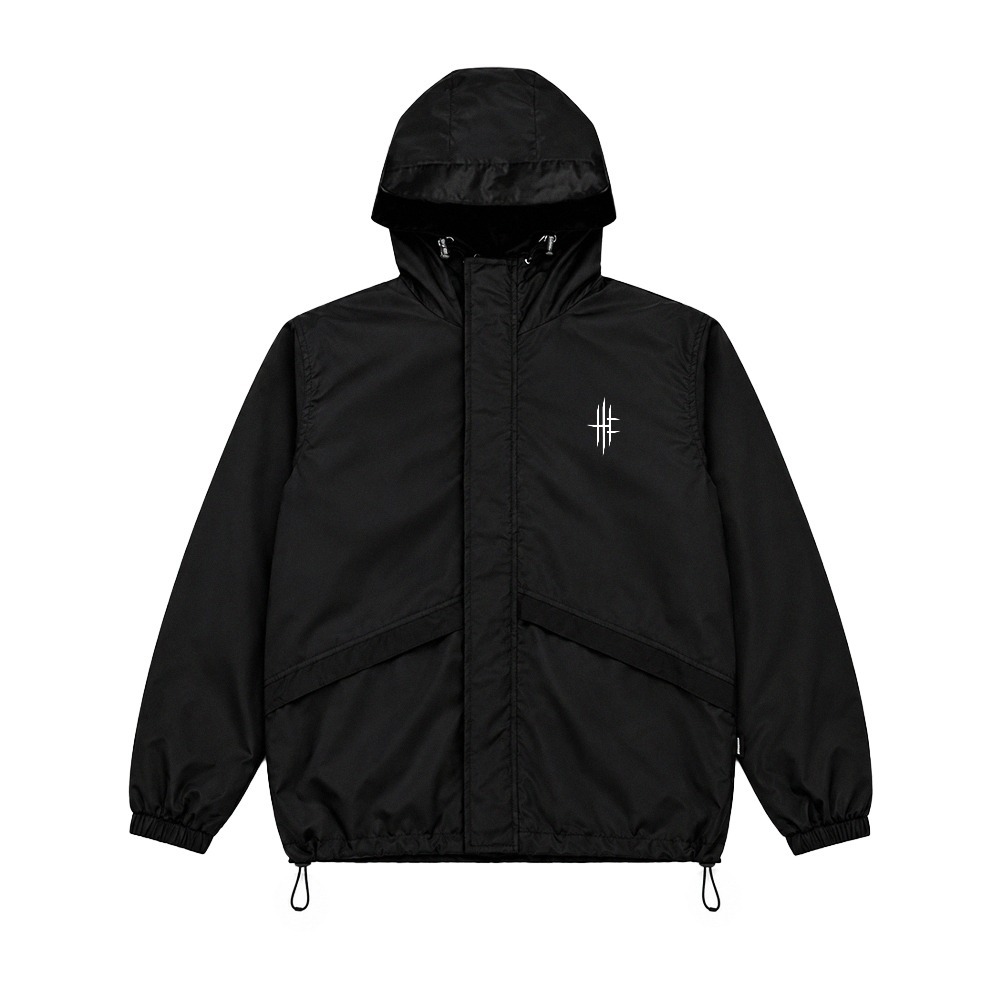 Hellfrog Jacket Windbreaker Reflective Bumpie Black