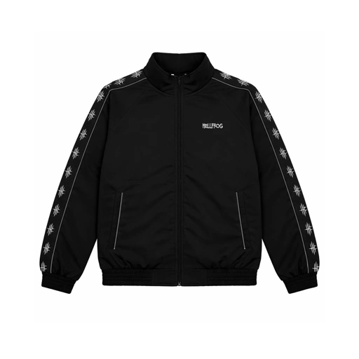 Hellfrog Tracktop Jacket Reflective Blasted Black