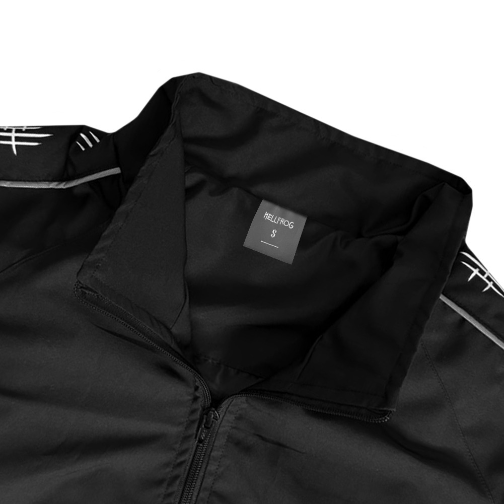 Hellfrog Tracktop Jacket Reflective Blasted Black