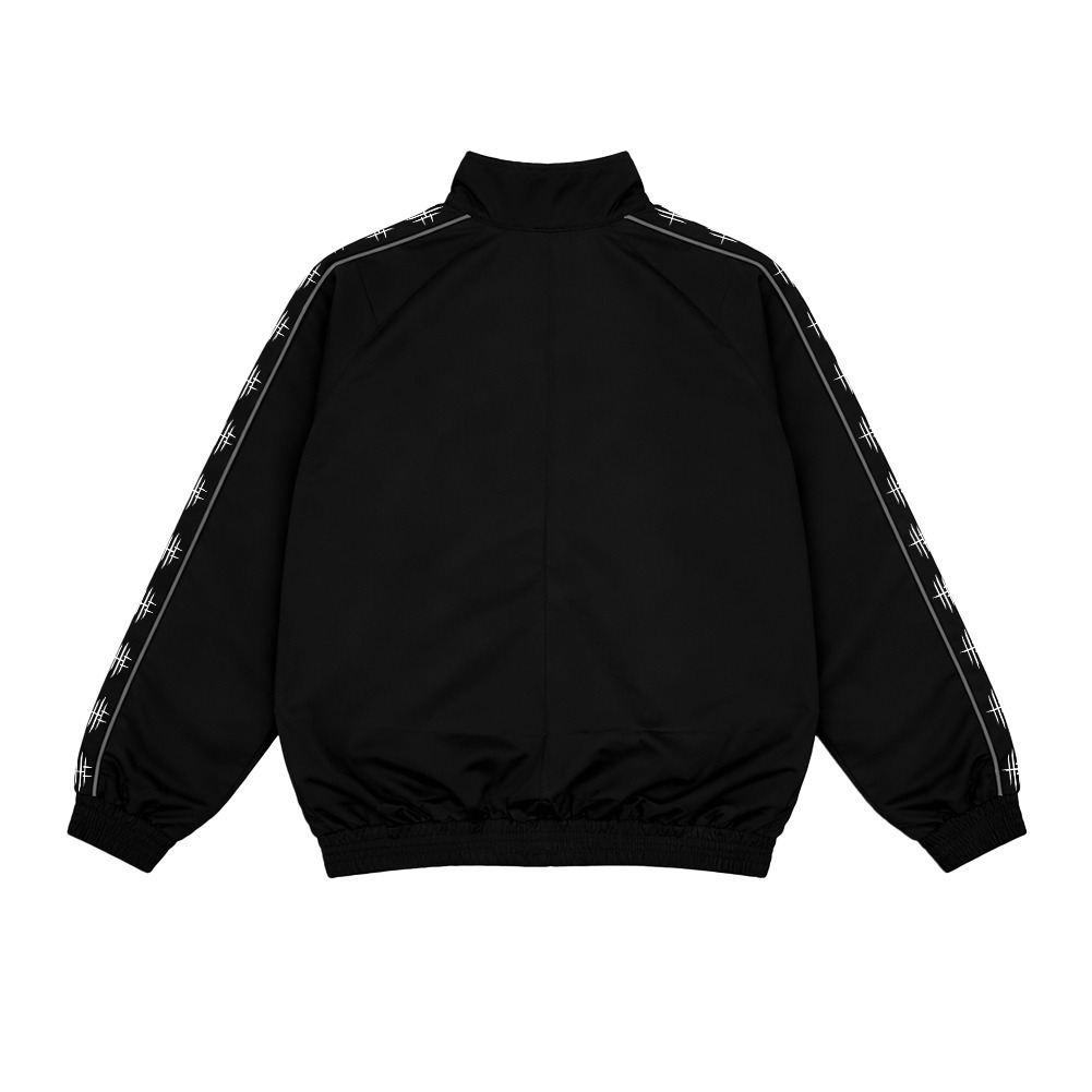 Hellfrog Tracktop Jacket Reflective Blasted Black