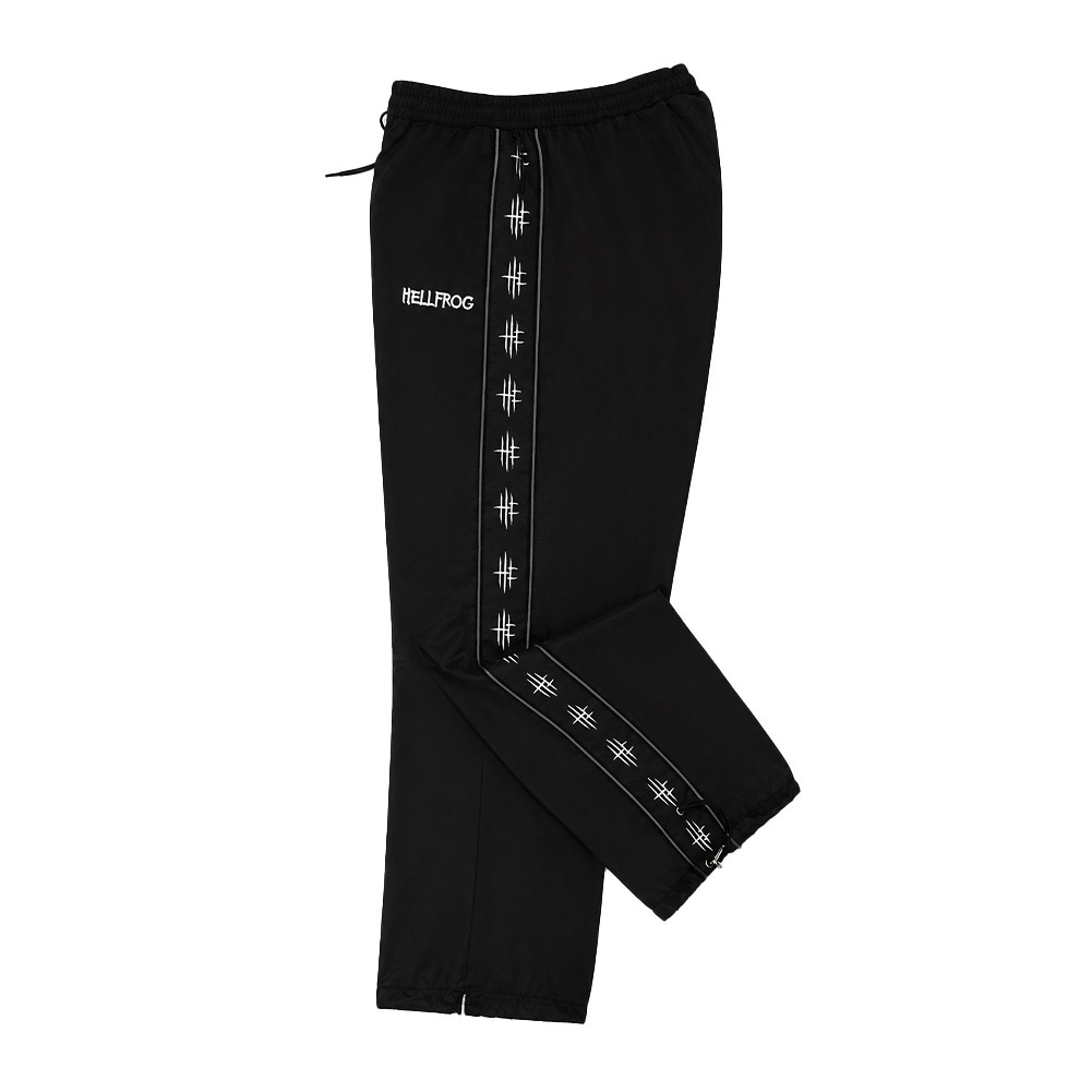 Hellfrog Track Pants Reflective Consider Black