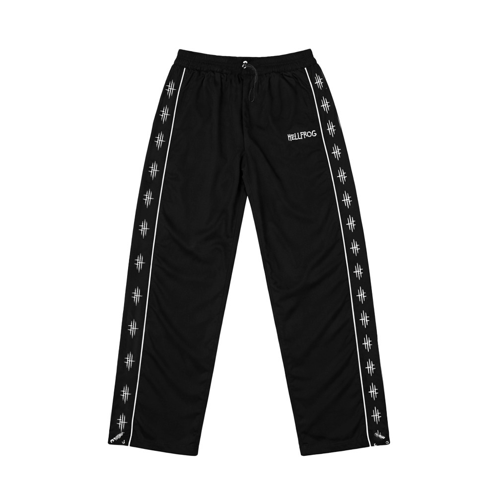 Hellfrog Track Pants Reflective Consider Black