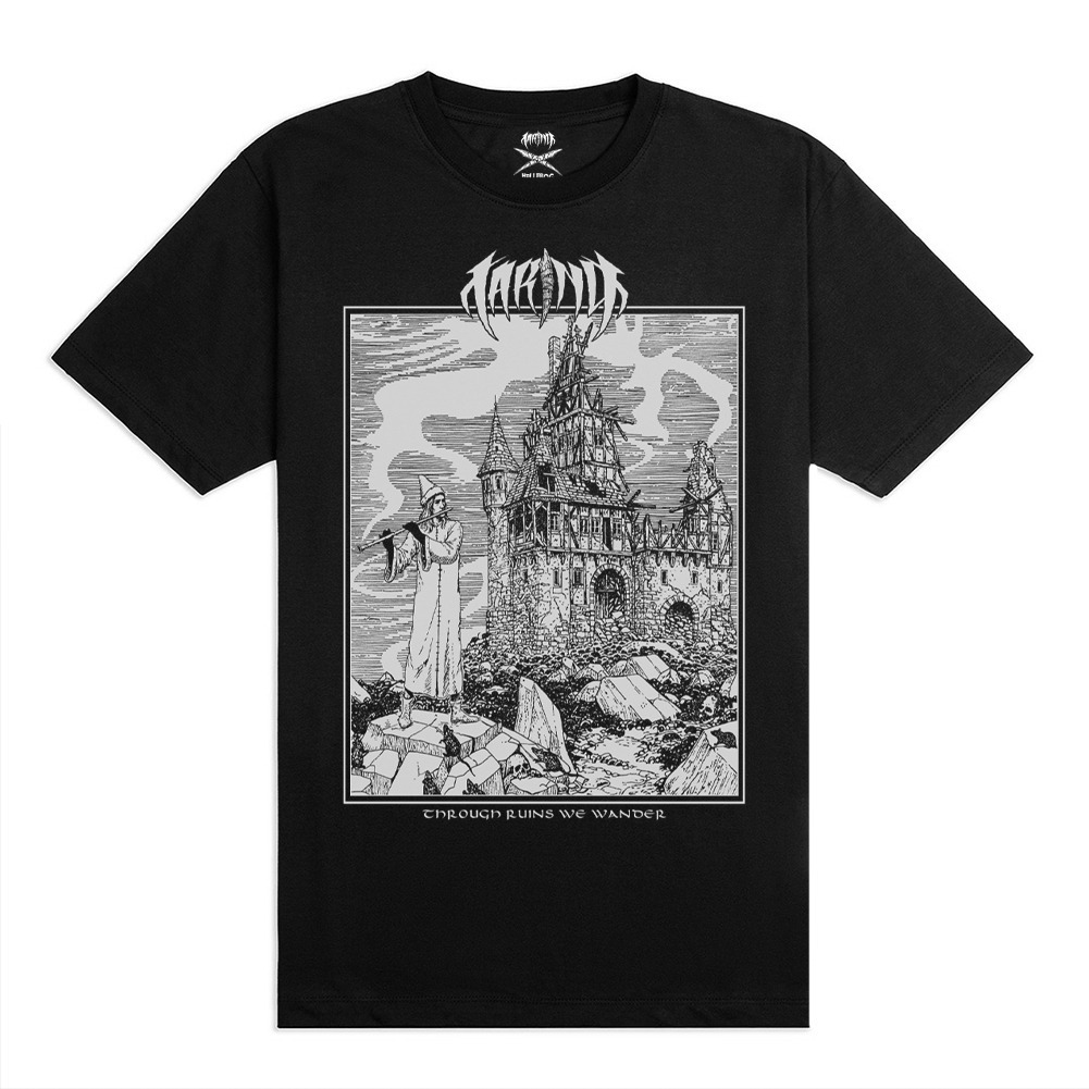 Taring X Hellfrog Tshirt Ruins Black Tees