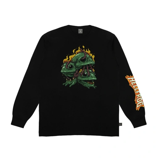 Hellfrog Tshirt Longsleeve Vine Black Tees