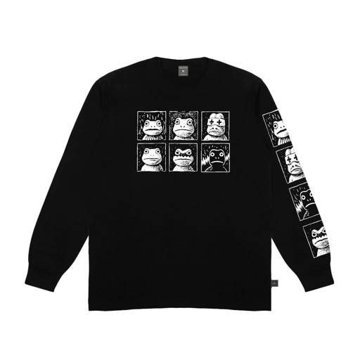 Hellfrog Tshirt Longsleeve Pendrion Black Tees