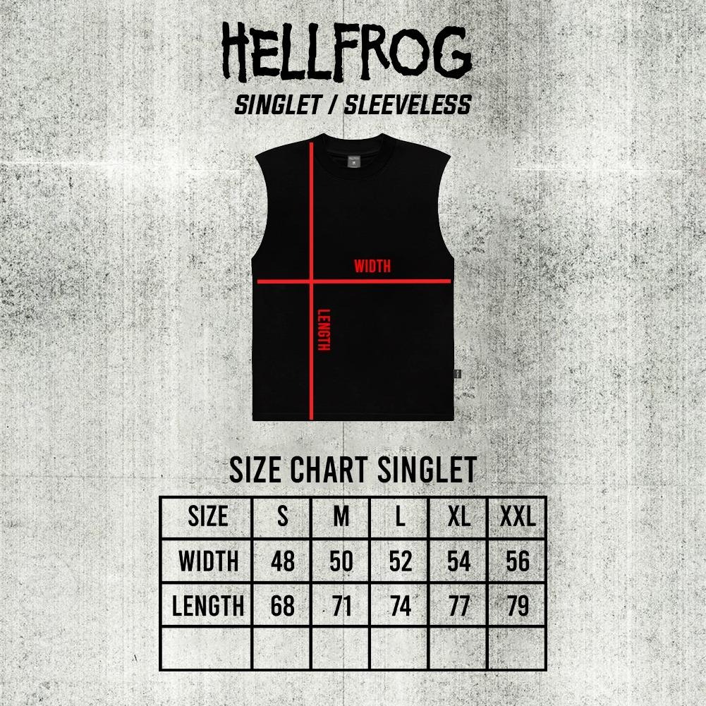 Hellfrog Kaos Singlet Great Gig Black