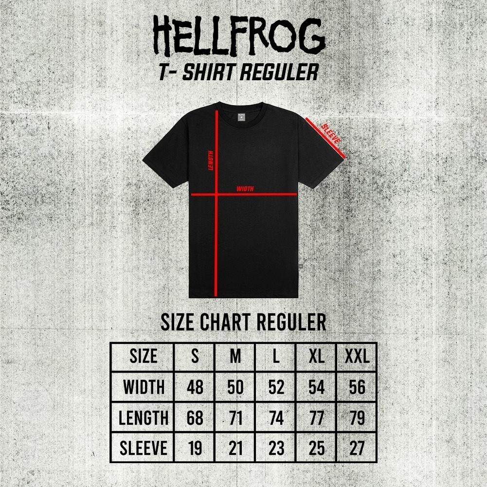 Hellfrog Tshirt Two Faces Black Tees