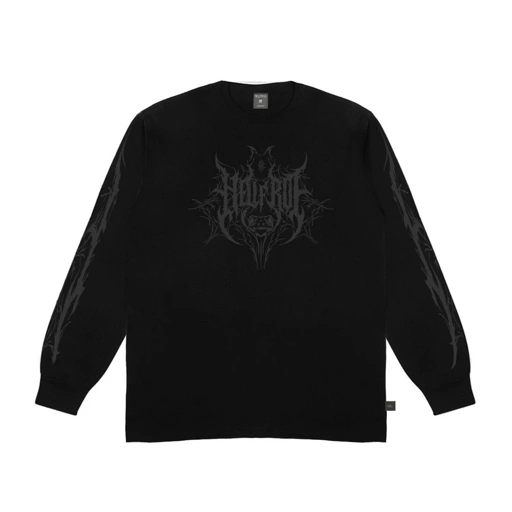 Hellfrog Tshirt Longsleeve Snail Black Tees