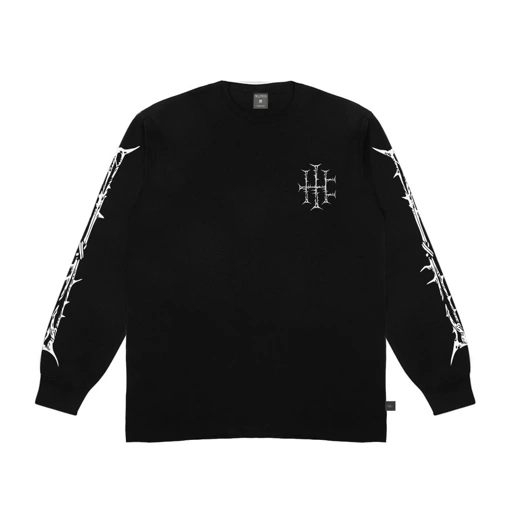 Hellfrog Tshirt Longsleeve Wire Black Tees