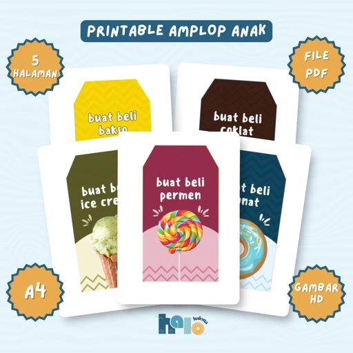 Image of Printable Amplop Anak