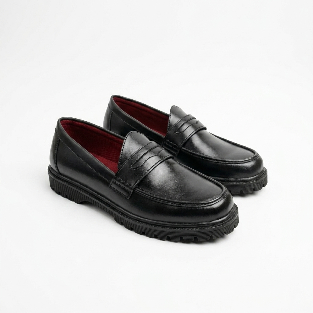 Nugee Pyros Penny Loafers Black