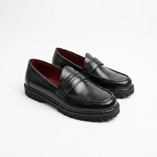 Nugee Pyros Penny Loafers Black