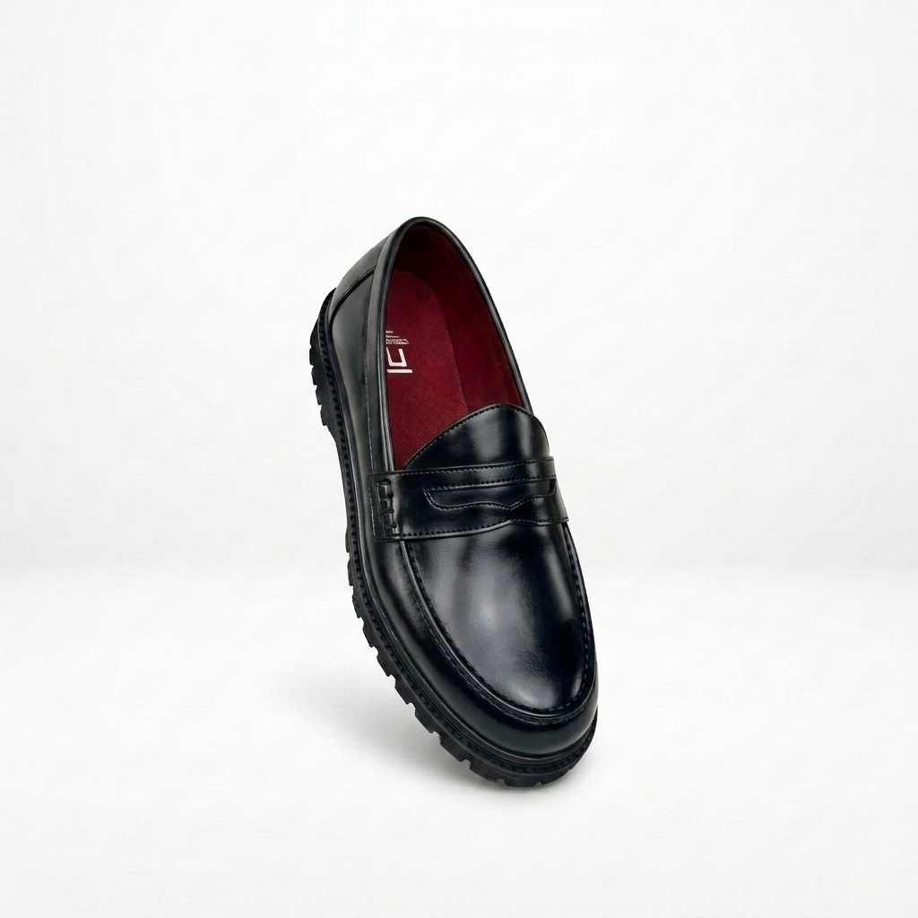 Nugee Pyros Penny Loafers Black