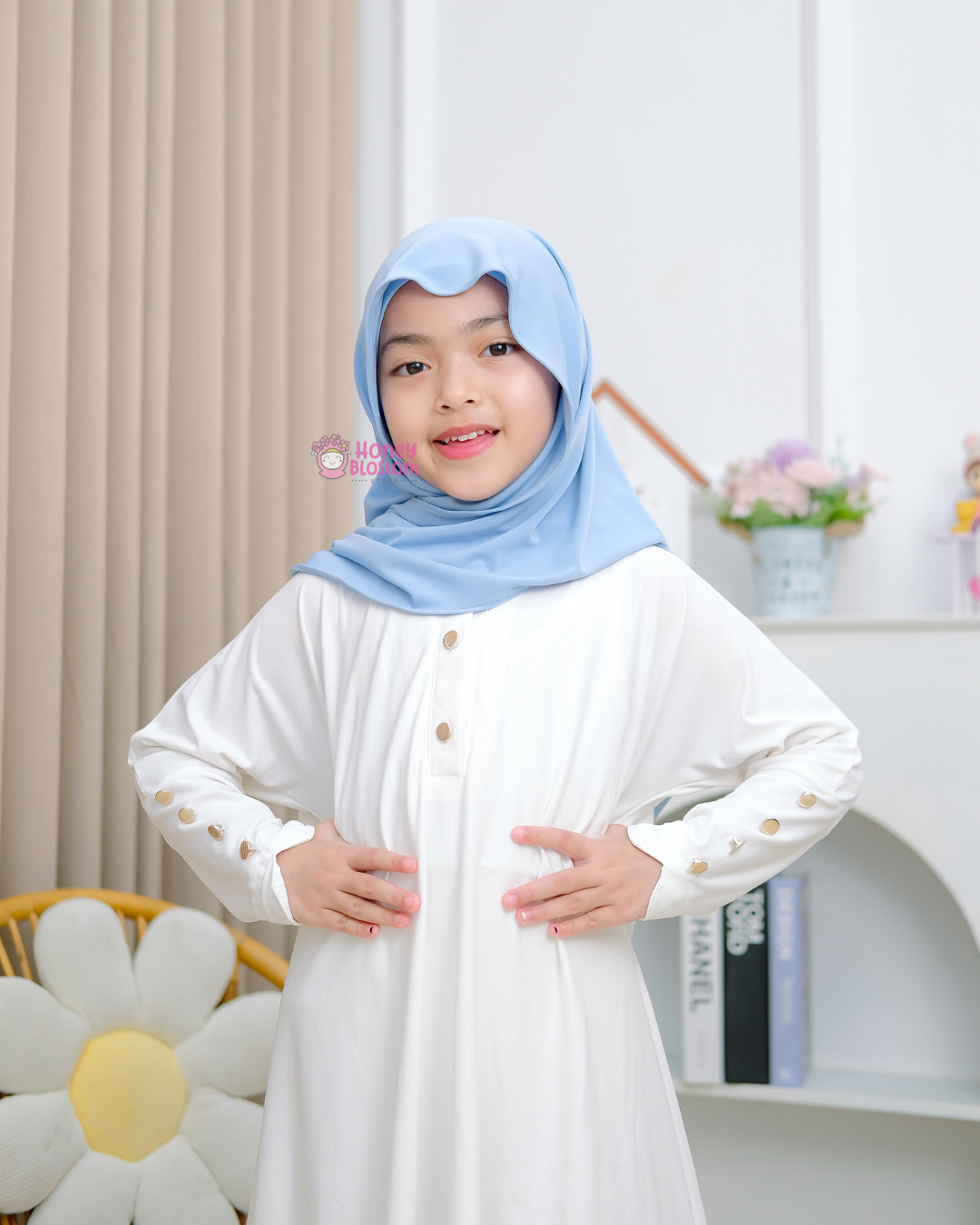 Pashtan Mleyot Jenna Series - Pashmina anak mleyot perempuan 6 Bulan -14 Tahun Jersey Import Korea