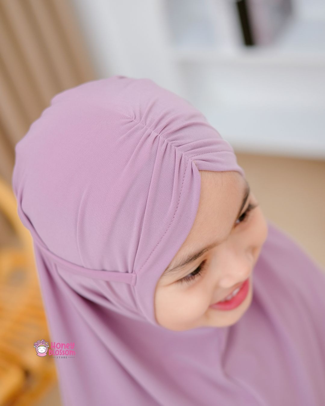 Bergo Aurora Series - Jilbab anak perempuan 0-7 Tahun Jersey Import Korea