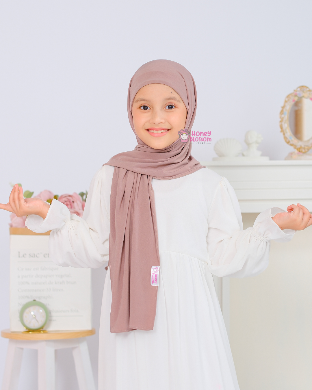 Pashtan Kejora Series - Jilbab anak perempuan 6 Bulan - 6 Tahun Tahun Jersey Import Premium