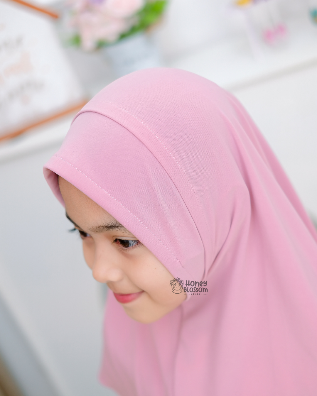 Bergo Malay Mazaya Series - Jilbab anak perempuan 0-7 Tahun Jersey Import Korea