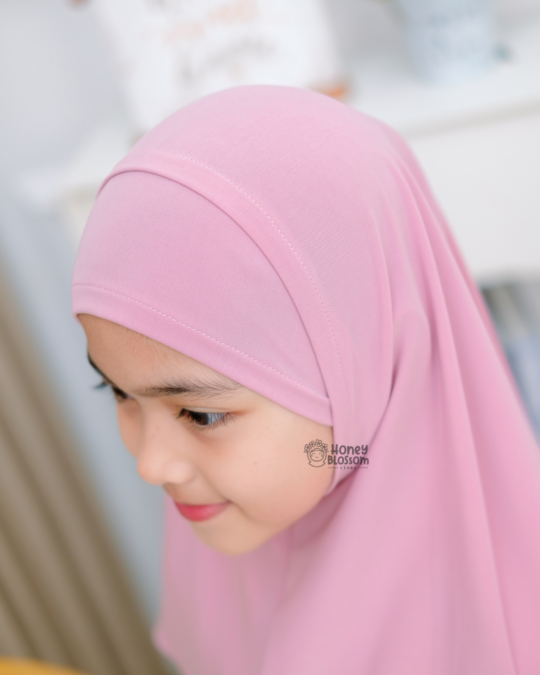 Bergo Malay Mazaya Series - Jilbab anak perempuan 0-7 Tahun Jersey Import Korea