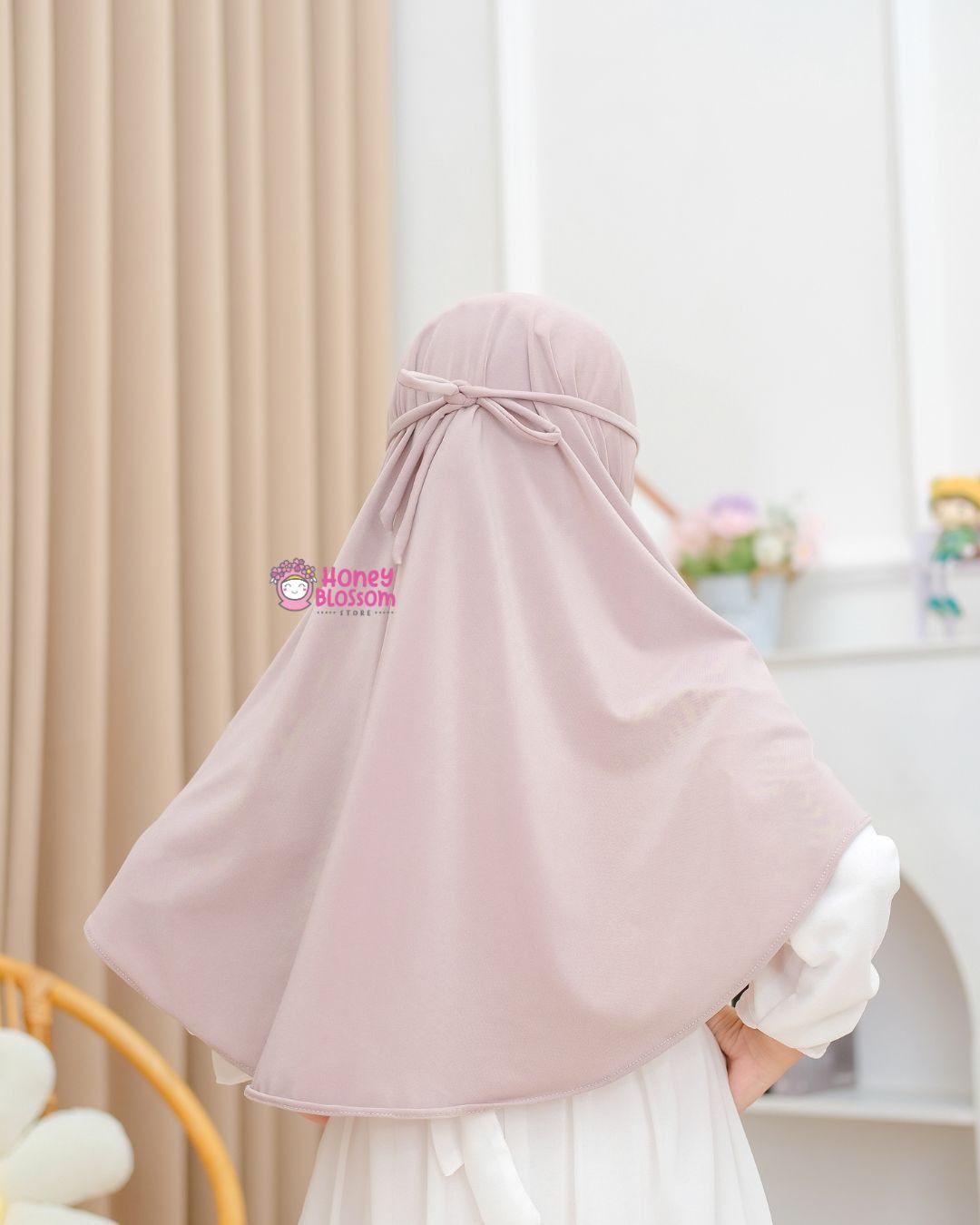 Bergo Aurora Series - Jilbab anak perempuan 0-7 Tahun Jersey Import Korea