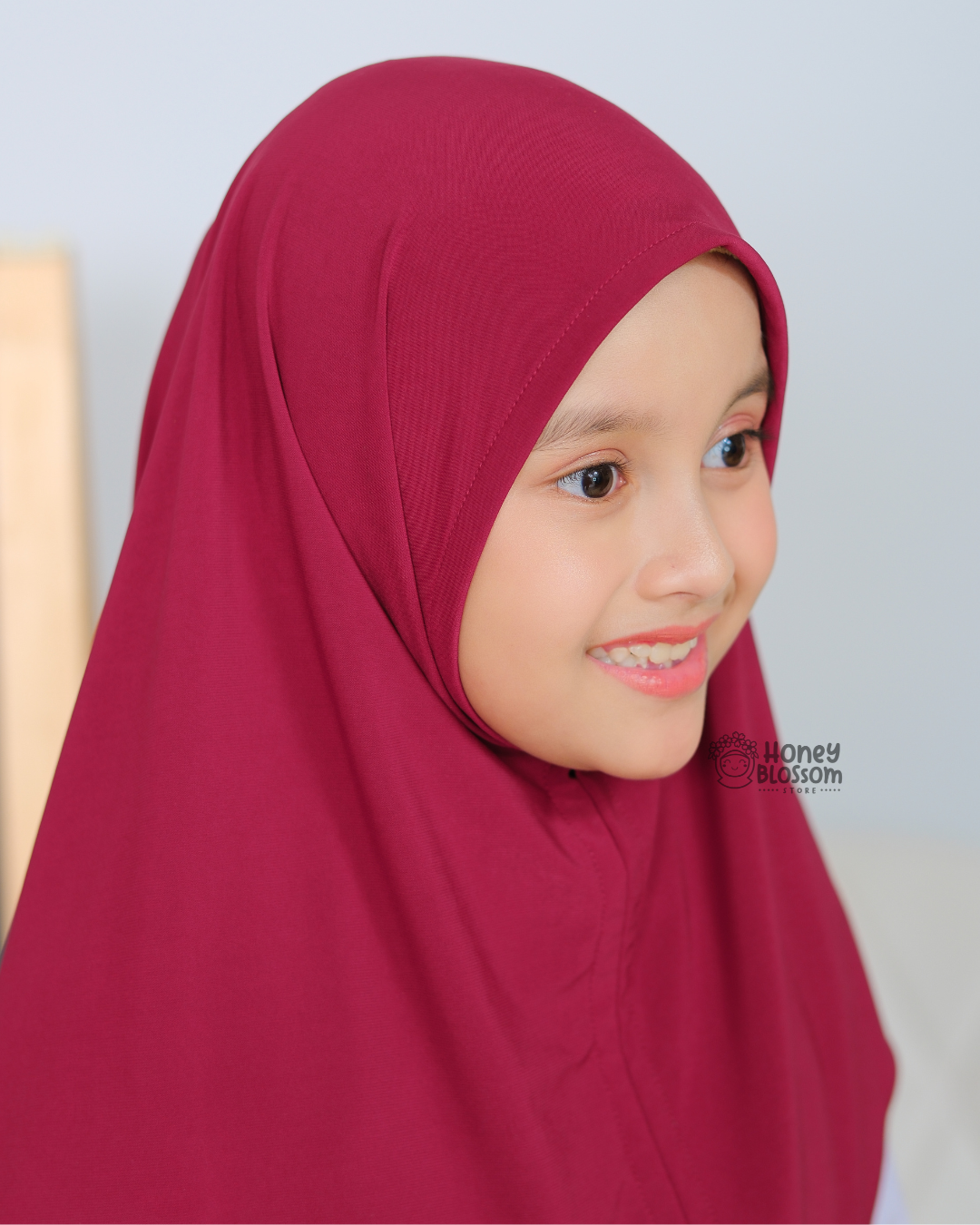 Bergo Back to School Series - Jilbab anak sekolah SD-SMP 0-14 Tahun Jersey Import Korea