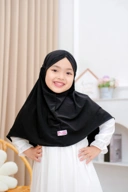 Bergo Aurora Series - Jilbab anak perempuan 0-7 Tahun Jersey Import Korea