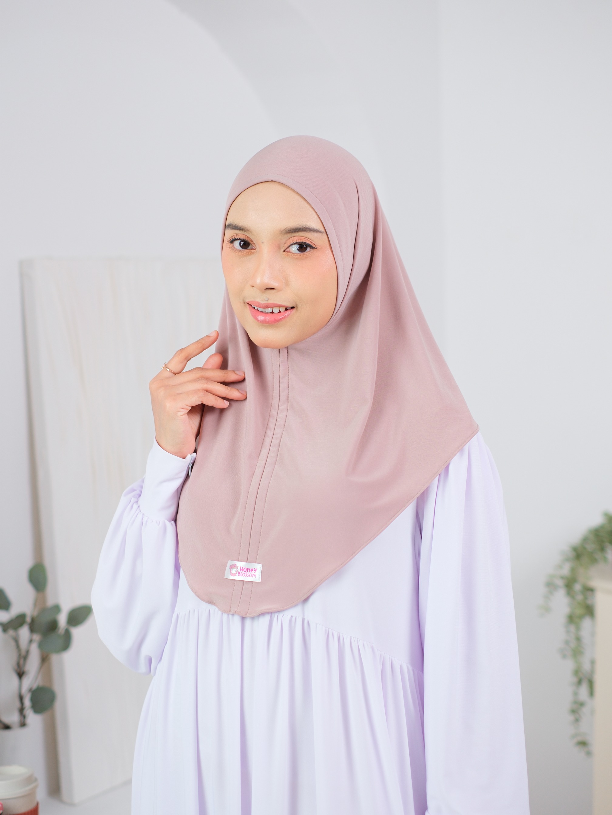 Bergo Zainab Series - Hijab Instan Dewasa Jersey Import Korea