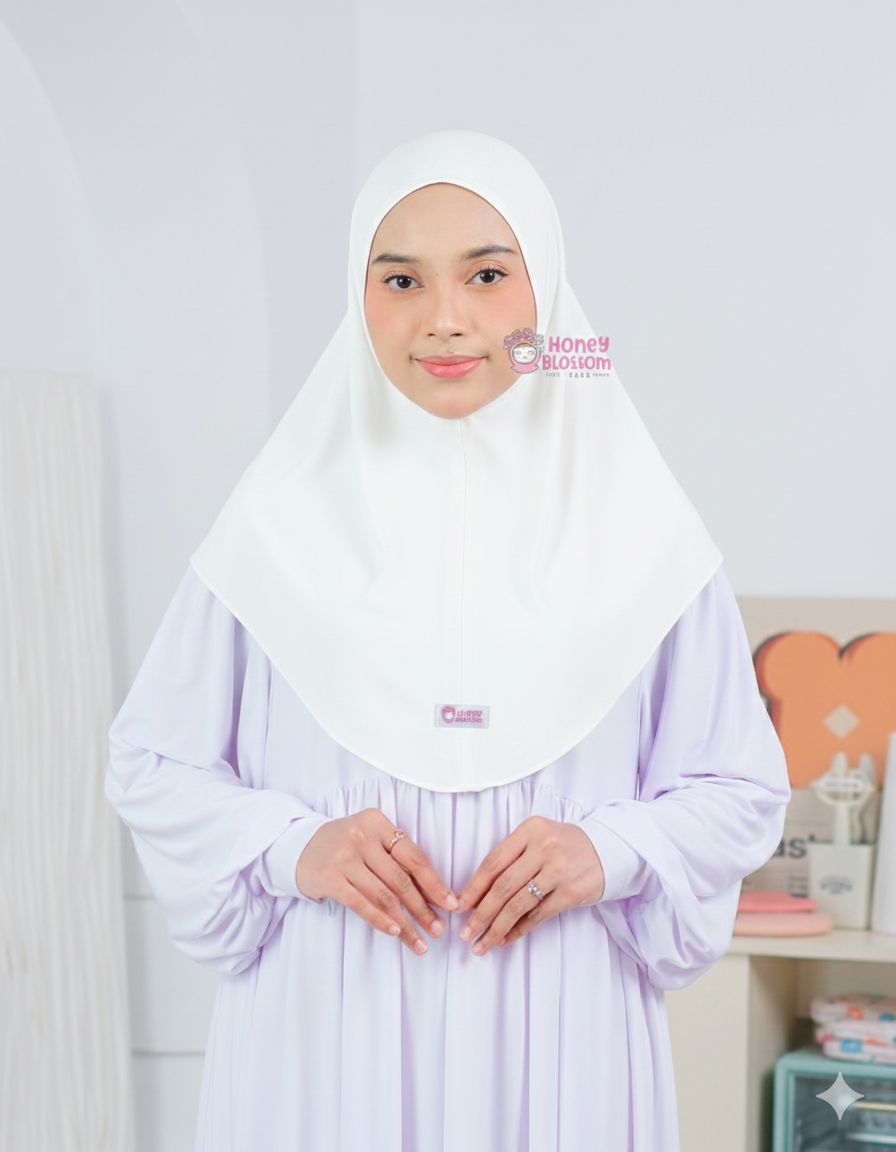 Bergo Zainab Series - Hijab Instan Dewasa Jersey Import Korea