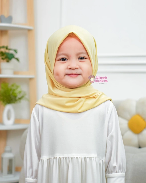 Image of Pashtan Zahra Series - Jilbab anak perempuan 0-14 Tahun Jersey Import Grade A