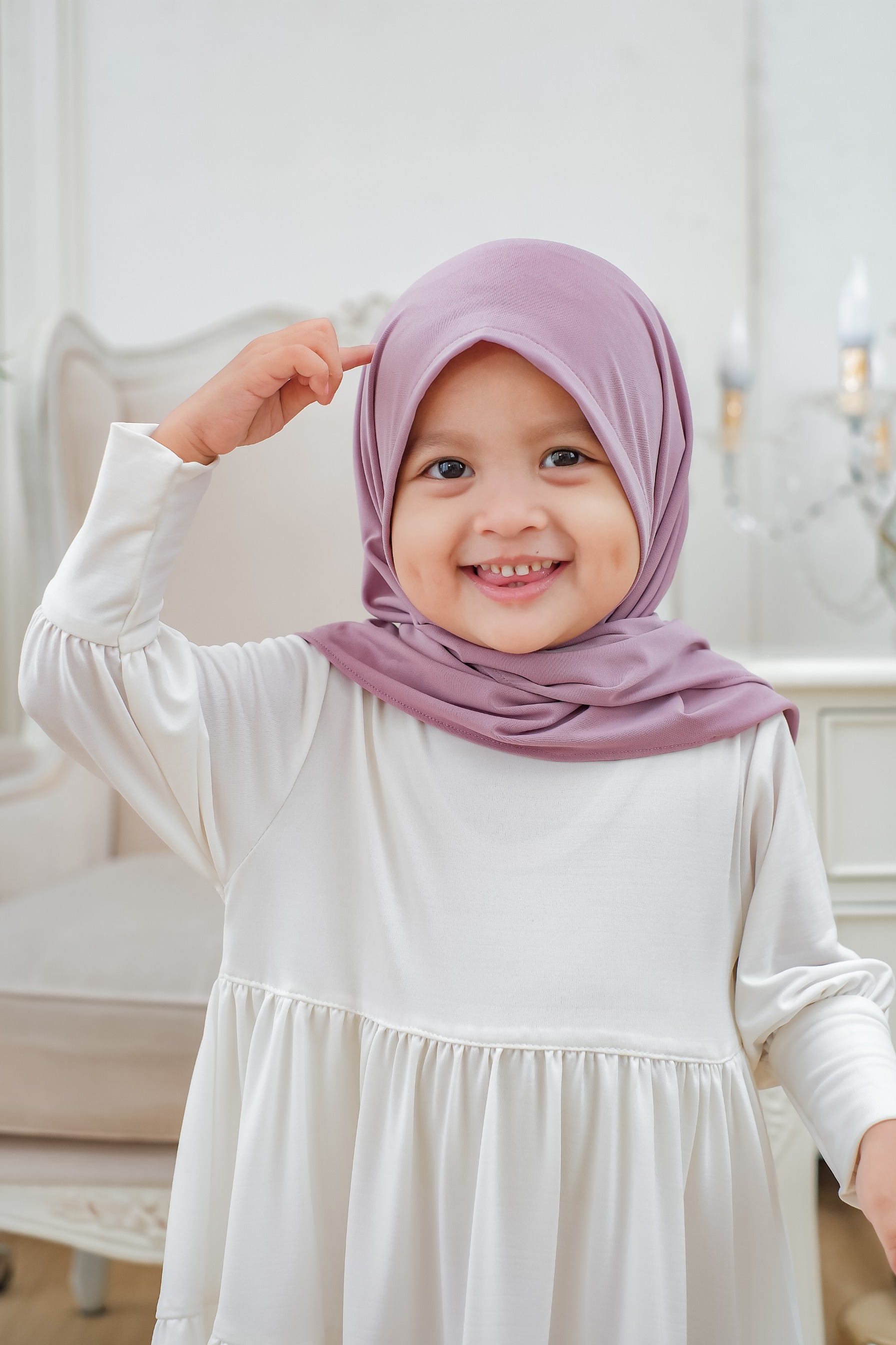 Pashtan Zahra Series - Jilbab anak perempuan 0-14 Tahun Jersey Import Grade A