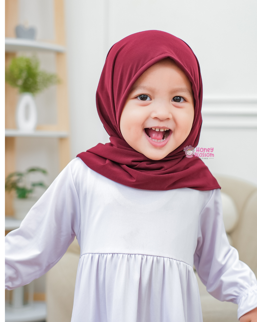 Pashtan Zahra Series - Jilbab anak perempuan 0-14 Tahun Jersey Import Grade A