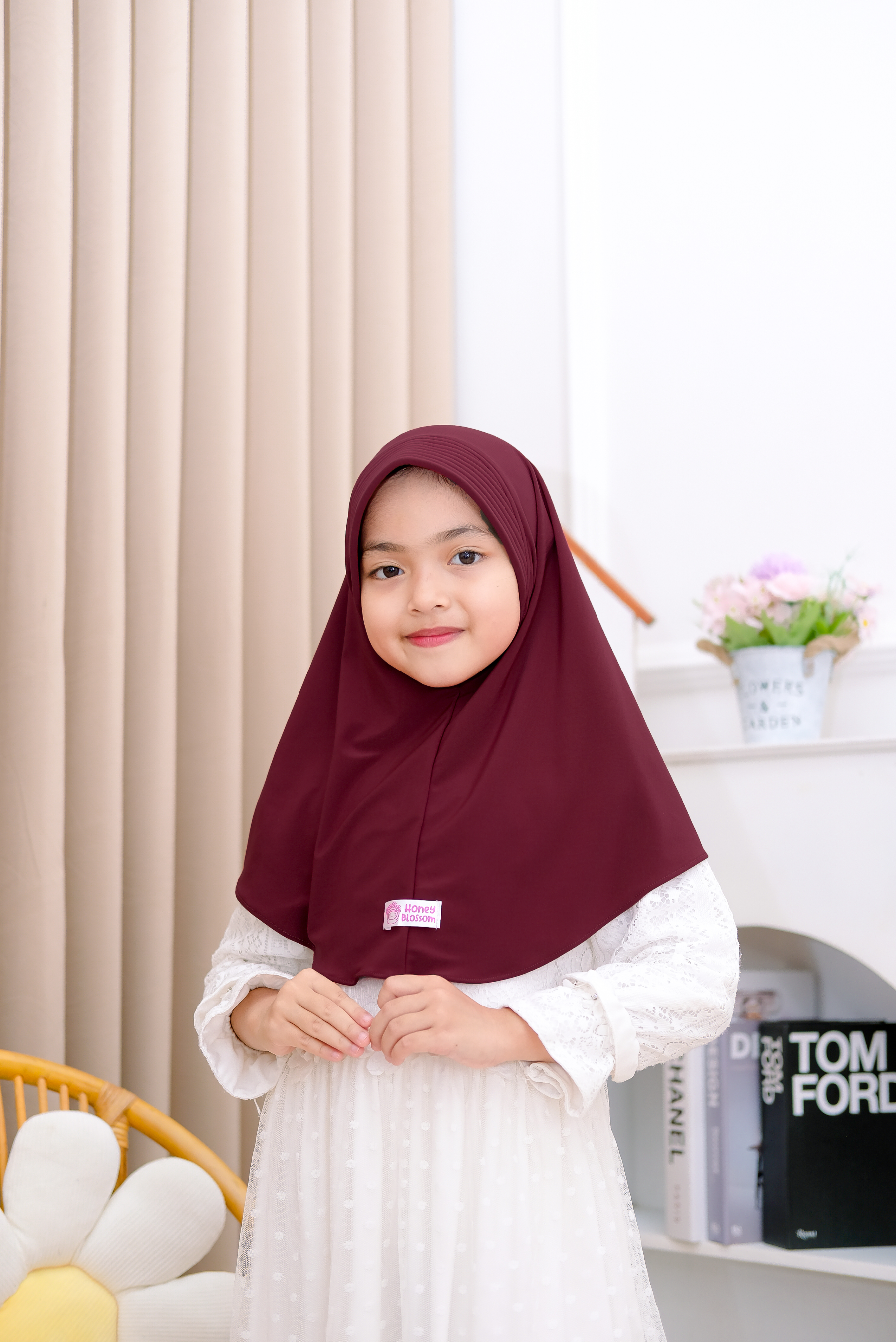Bergo Pad Elmira Series - Jilbab anak perempuan 0-14 Tahun Jersey Import Grade A
