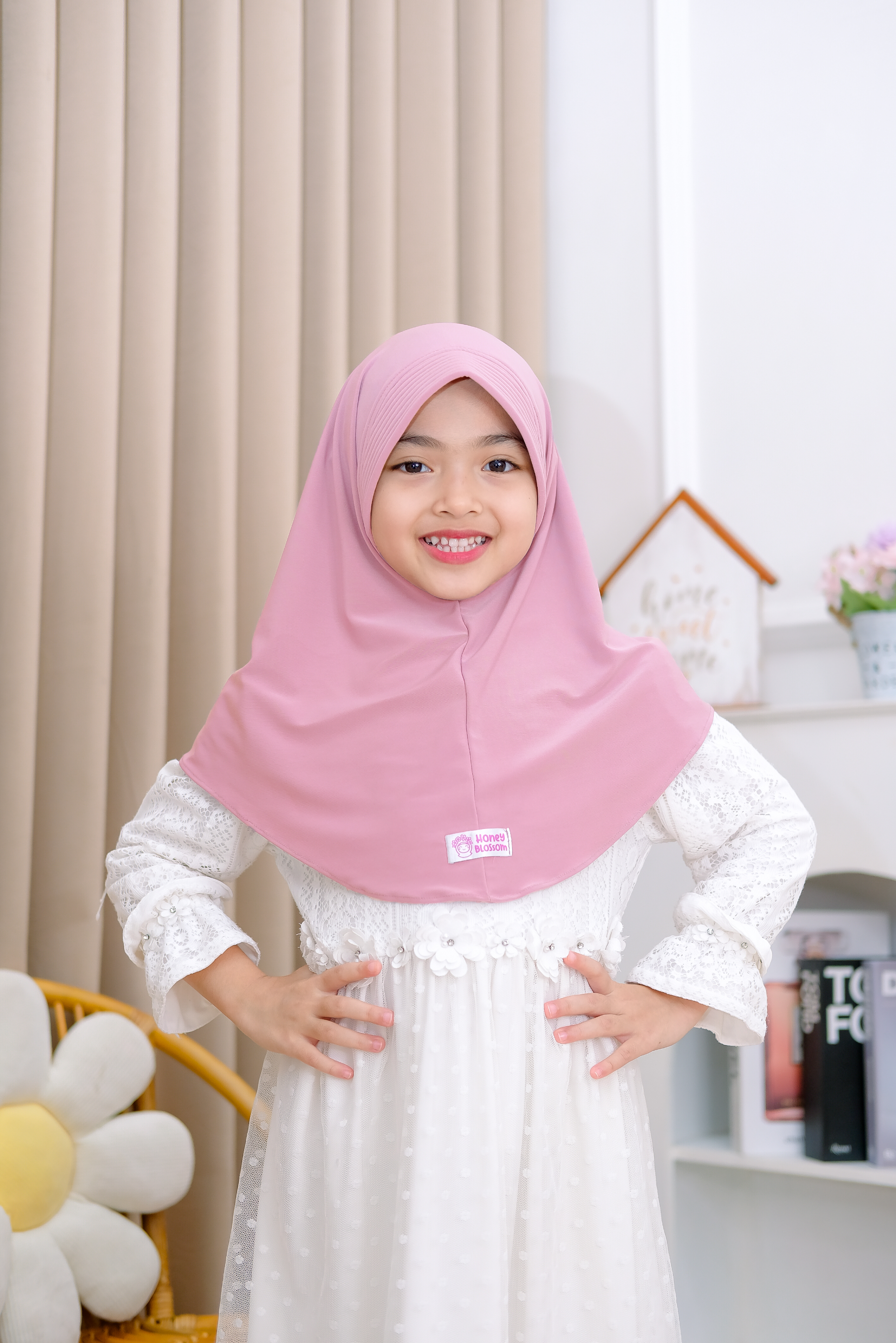 Bergo Pad Elmira Series - Jilbab anak perempuan 0-14 Tahun Jersey Import Grade A