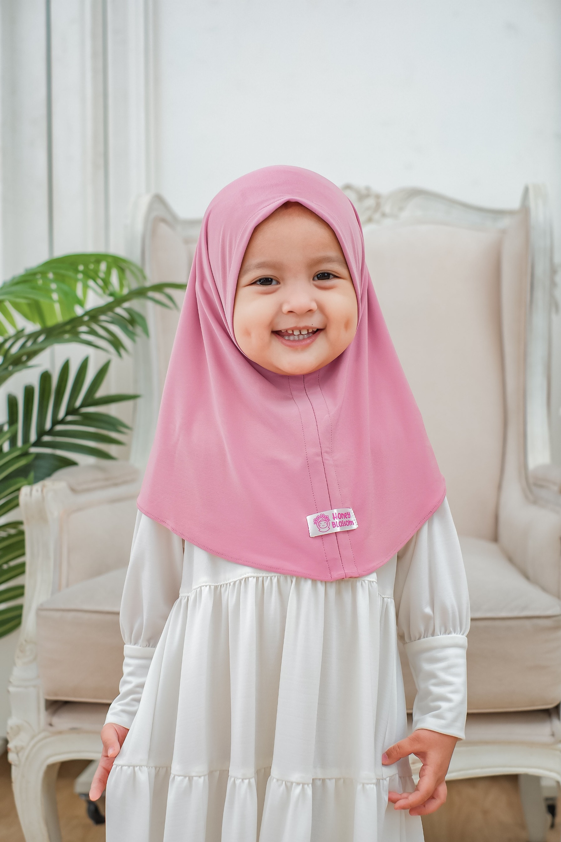 Bergo Daily Zara Series - Jilbab anak perempuan 0-14 Tahun Jersey Import Korea