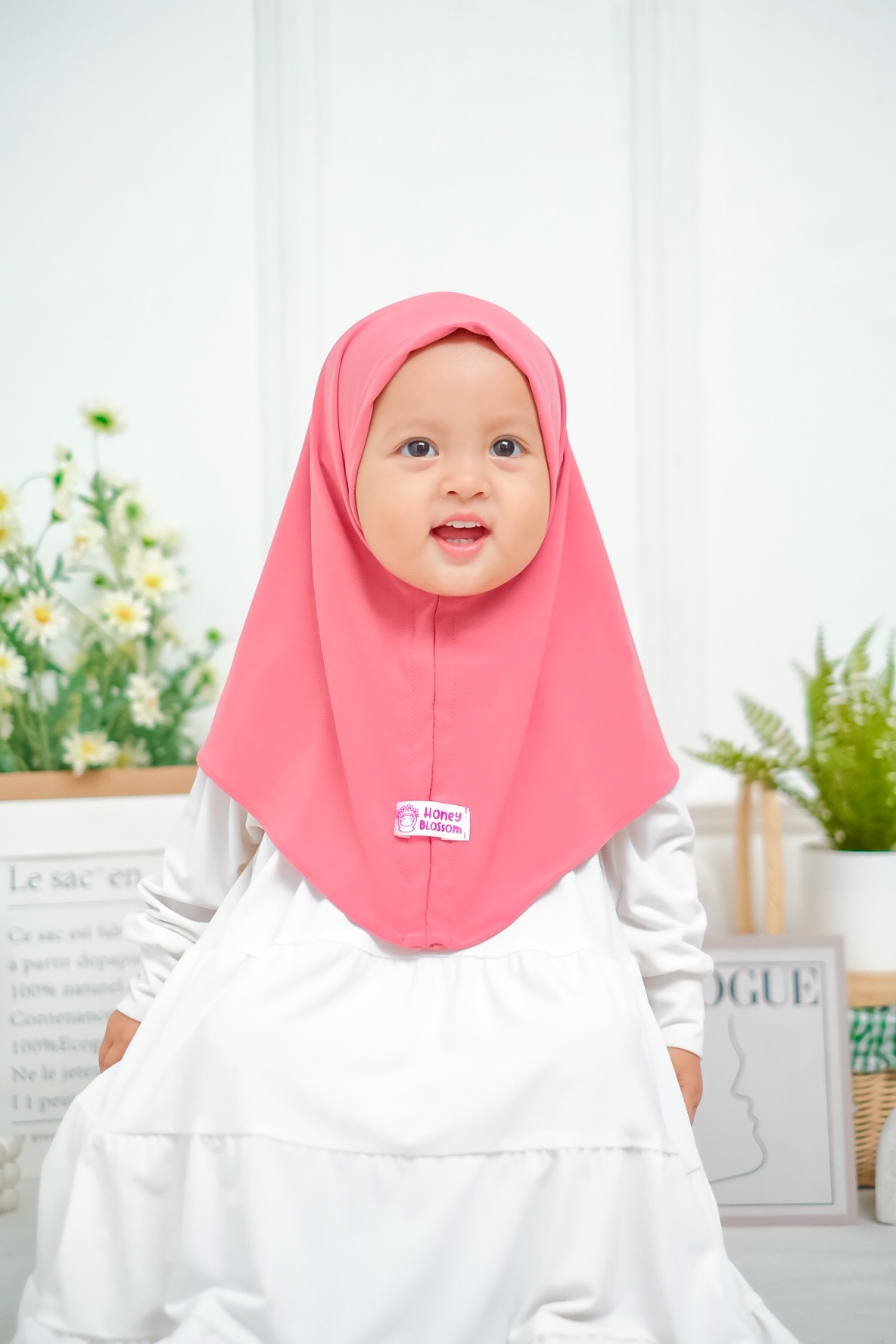 Bergo Daily Zara Series - Jilbab anak perempuan 0-14 Tahun Jersey Import Korea