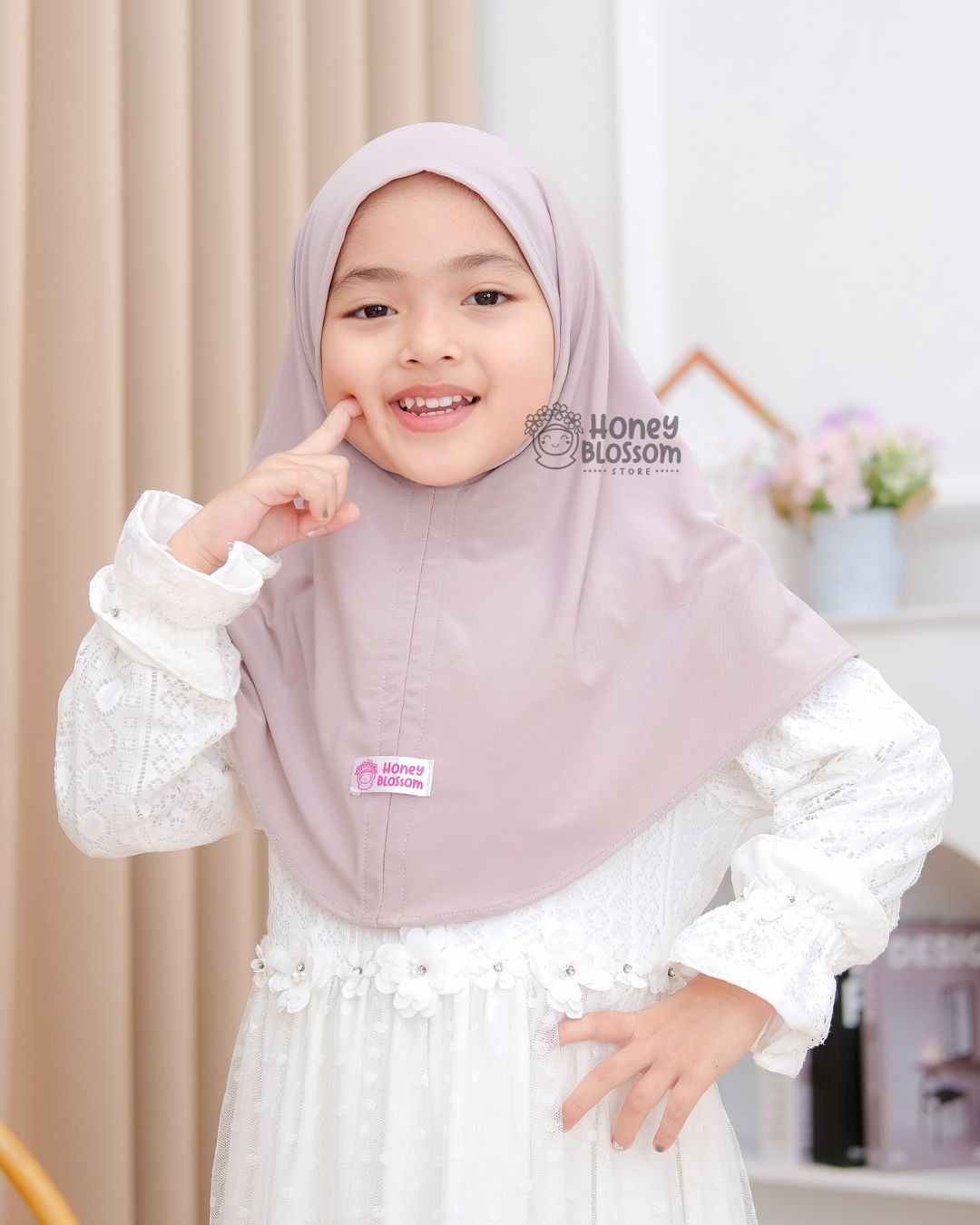 Bergo Daily Zara Series - Jilbab anak perempuan 0-14 Tahun Jersey Import Korea