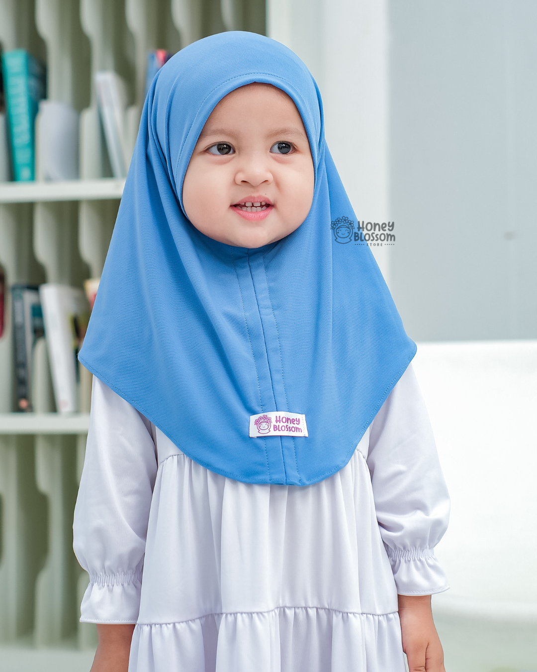 Bergo Daily Zara Series - Jilbab anak perempuan 0-14 Tahun Jersey Import Korea