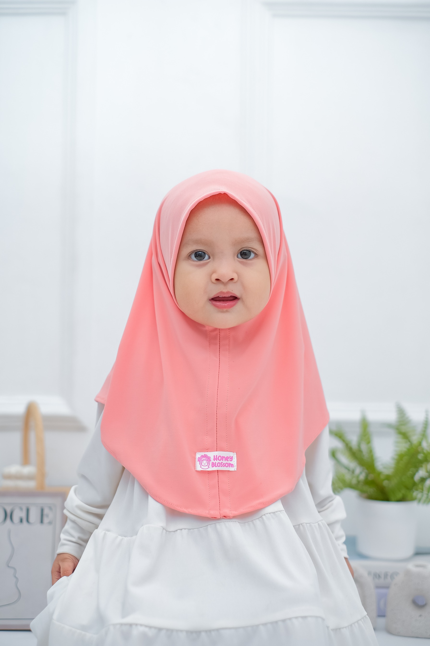 Bergo Daily Zara Series - Jilbab anak perempuan 0-14 Tahun Jersey Import Korea