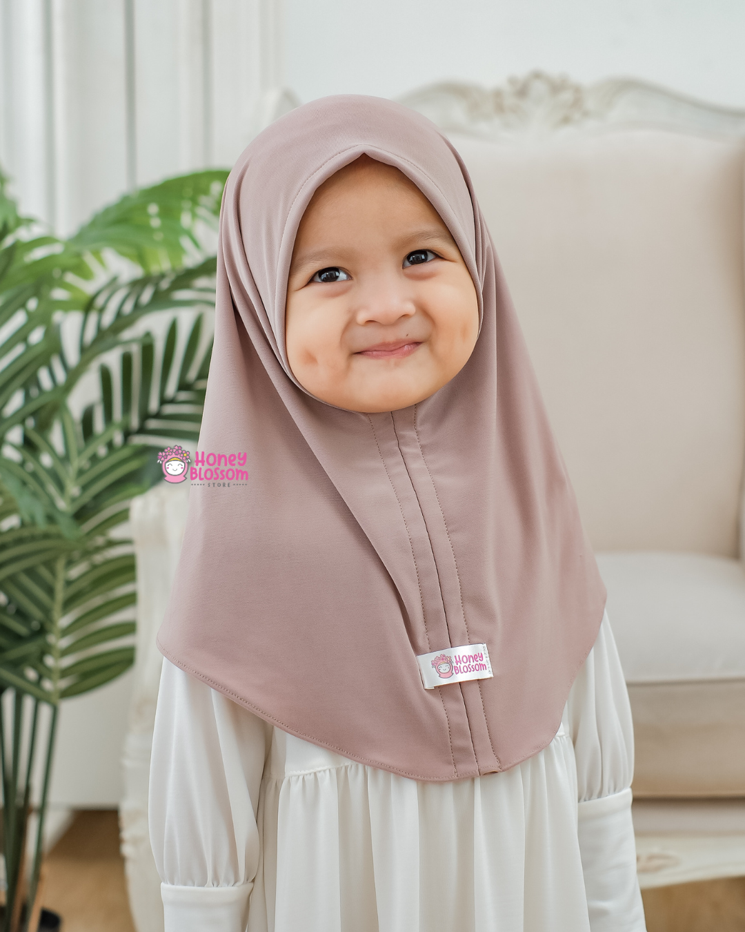 Bergo Daily Zara Series - Jilbab anak perempuan 0-14 Tahun Jersey Import Korea
