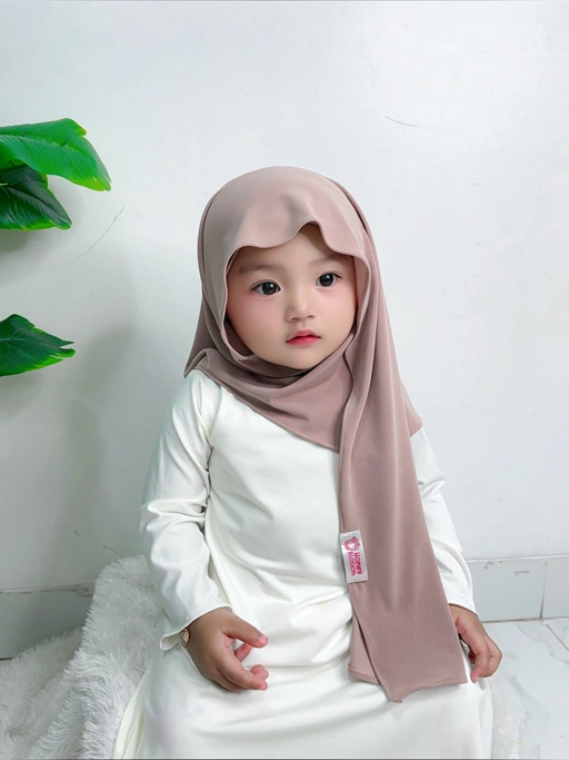 Image of Pashtan Mleyot Jenna Series - Pashmina anak mleyot perempuan 6 Bulan -14 Tahun Jersey Import Korea