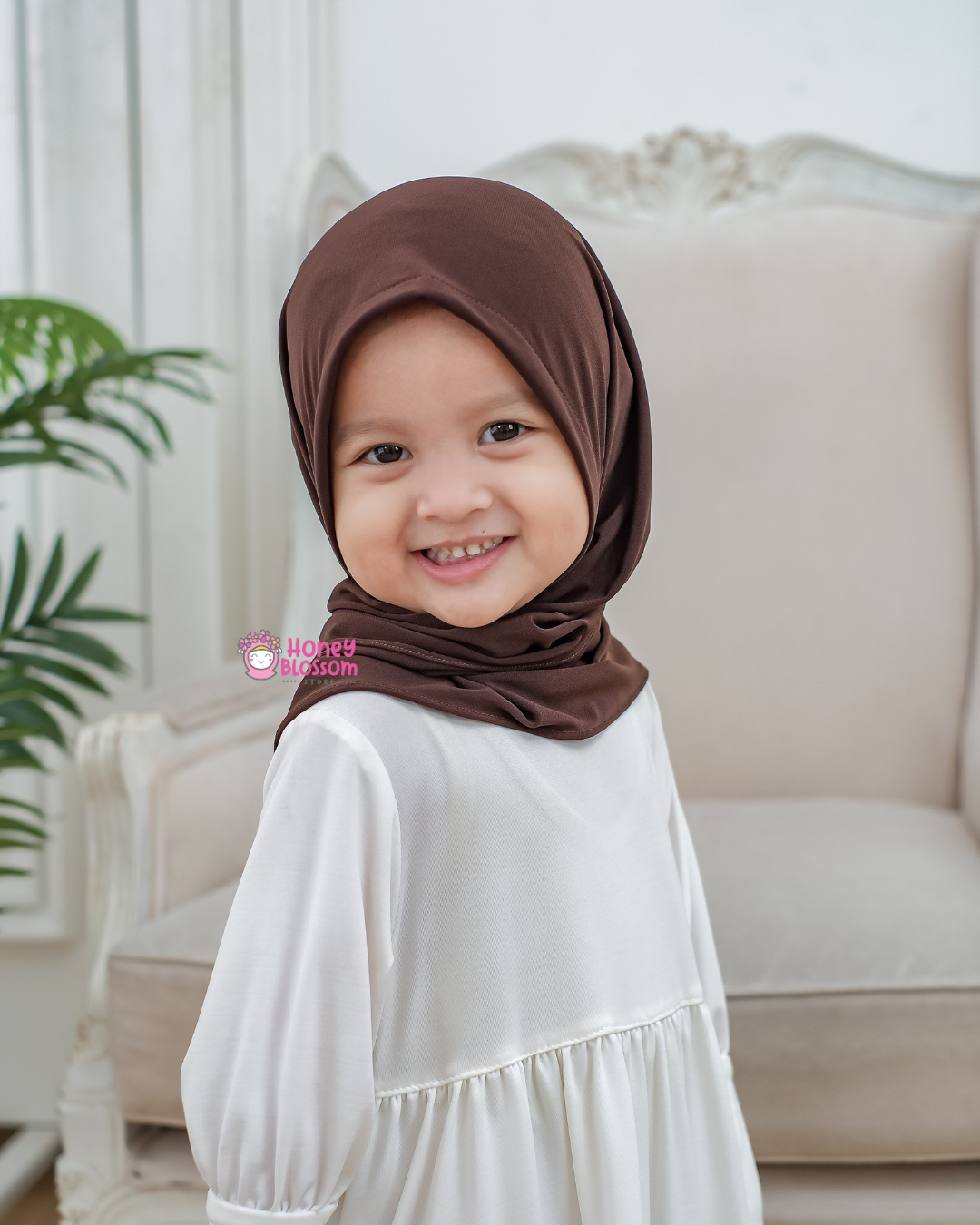Pashtan Zahra Series - Jilbab anak perempuan 0-14 Tahun Jersey Import Grade A