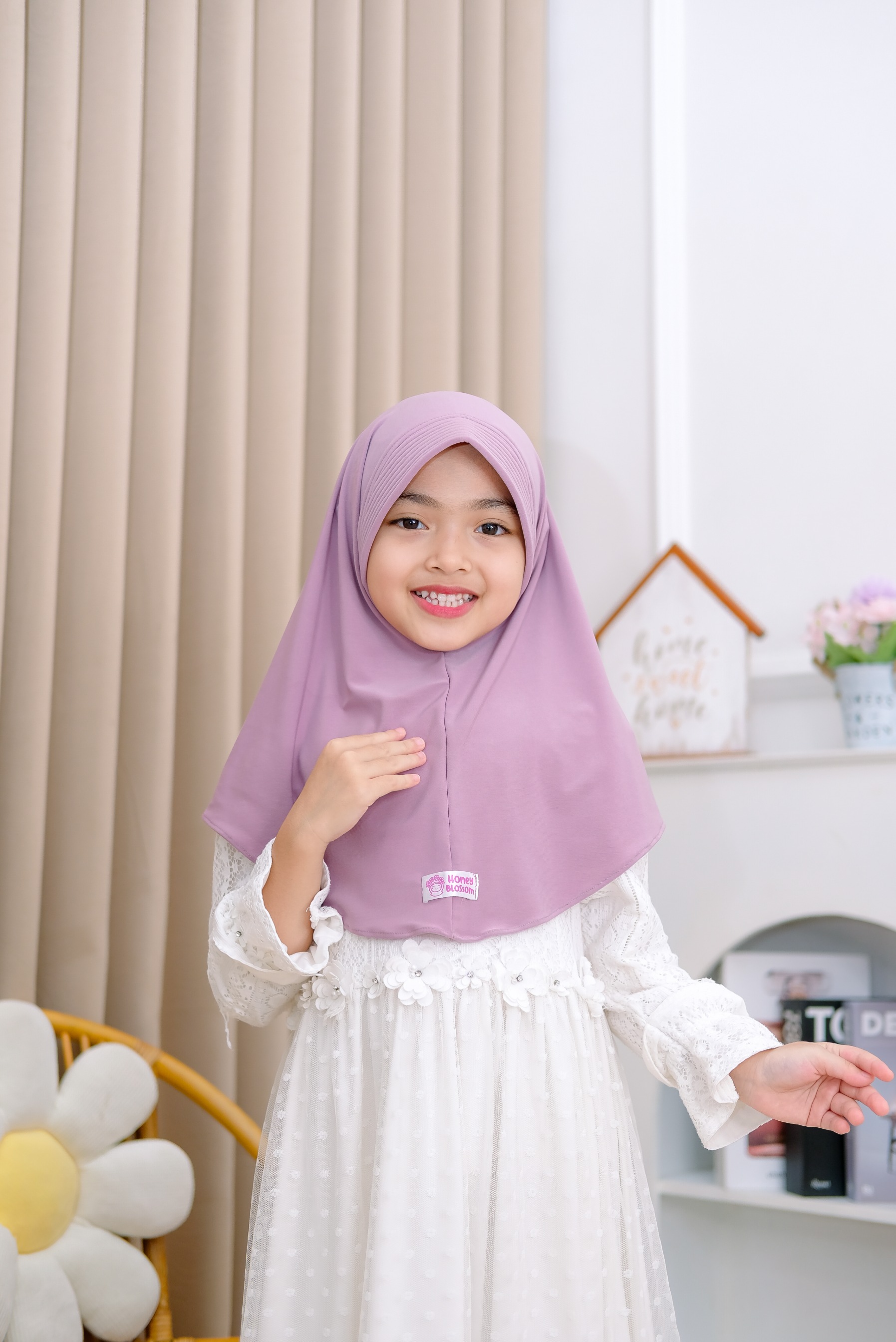 Bergo Pad Elmira Series - Jilbab anak perempuan 0-14 Tahun Jersey Import Grade A