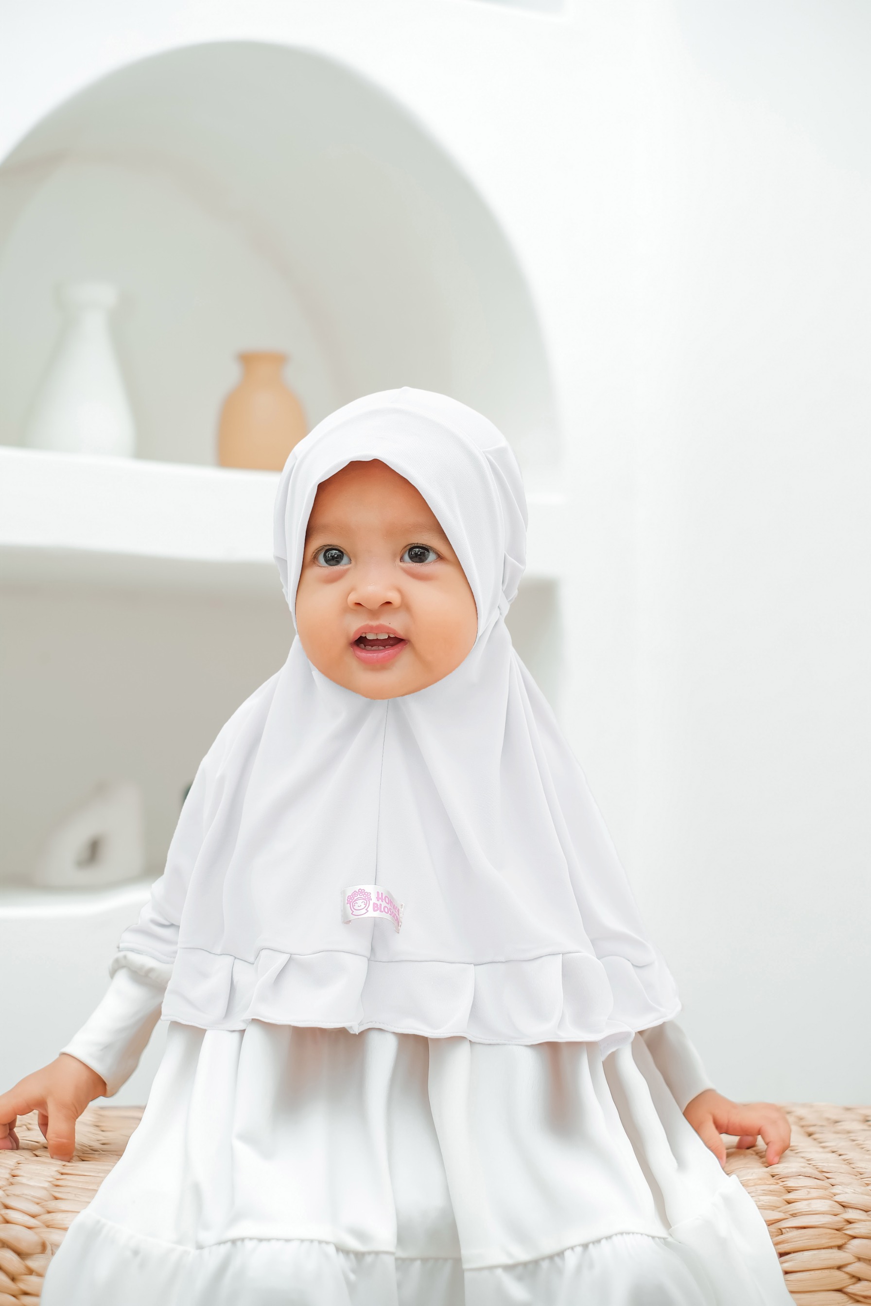 Bergo Jasmine Series - Jilbab anak perempuan 0-7 Tahun Jersey Import Korea
