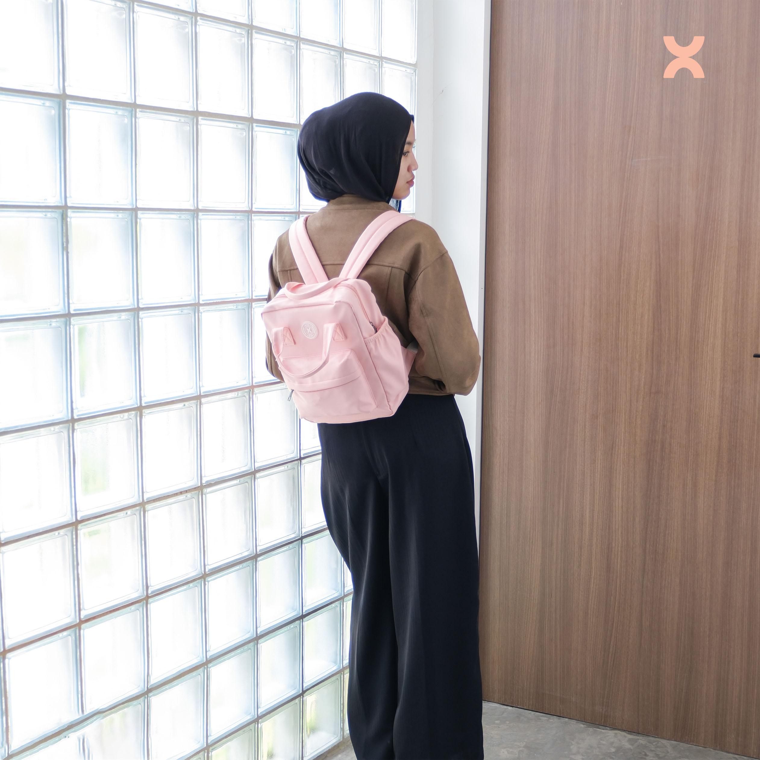 HYTRIX  Chynthia Mini - Finnesse Series  Colour Pop Backpack Ransel 2in1 Mini Tas Fashion Korea Stylish [RM524]