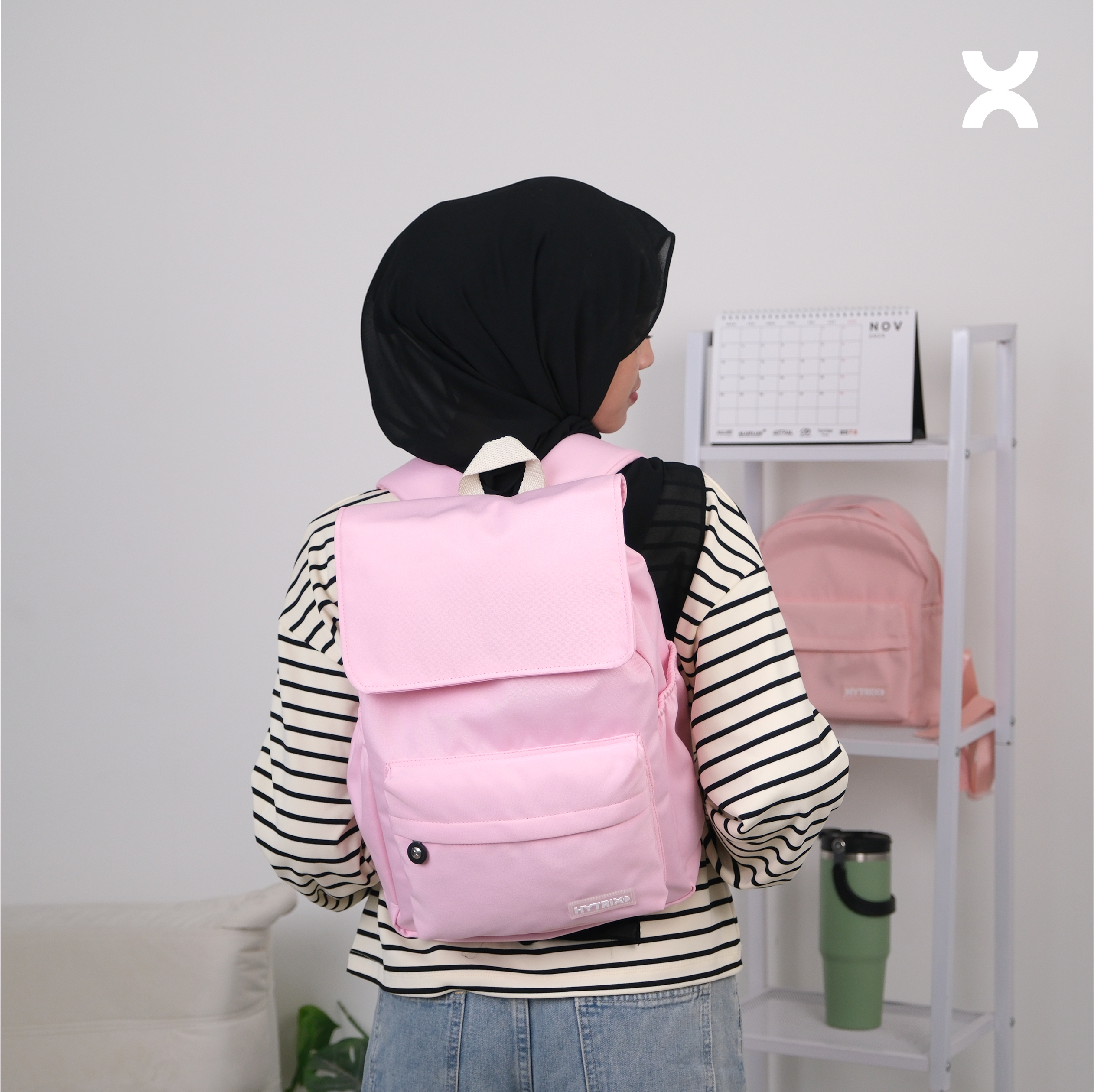 HYTRIX  MONO-99 - Colour Pop  Drawstring Backpack Water reppelent - Ransel Serut Medium Tas Fahion Korea Stylish (LP99)