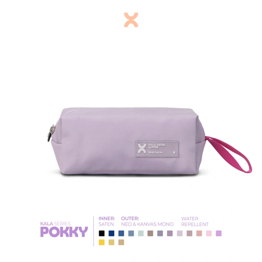 HYTRIX  KALA Series Colour pop Tempat Pensil Pencil Case Kotak Alat Tulis Atk Sekolah Kuliah Kerja Hand Bag Water Reppelent (DN67)