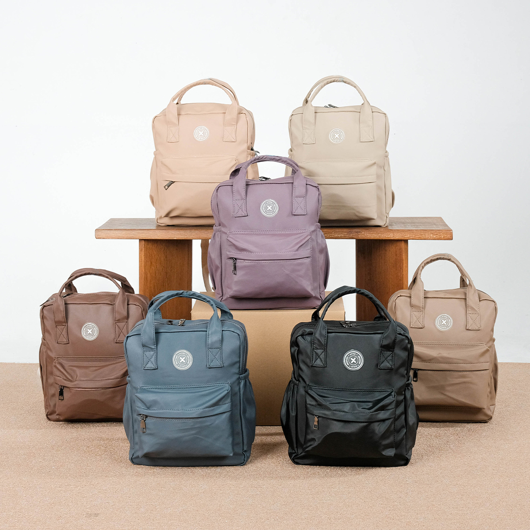 HYTRIX  Chynthia Mini - Finnesse Series  Colour Pop Backpack Ransel 2in1 Mini Tas Fashion Korea Stylish [RM524]