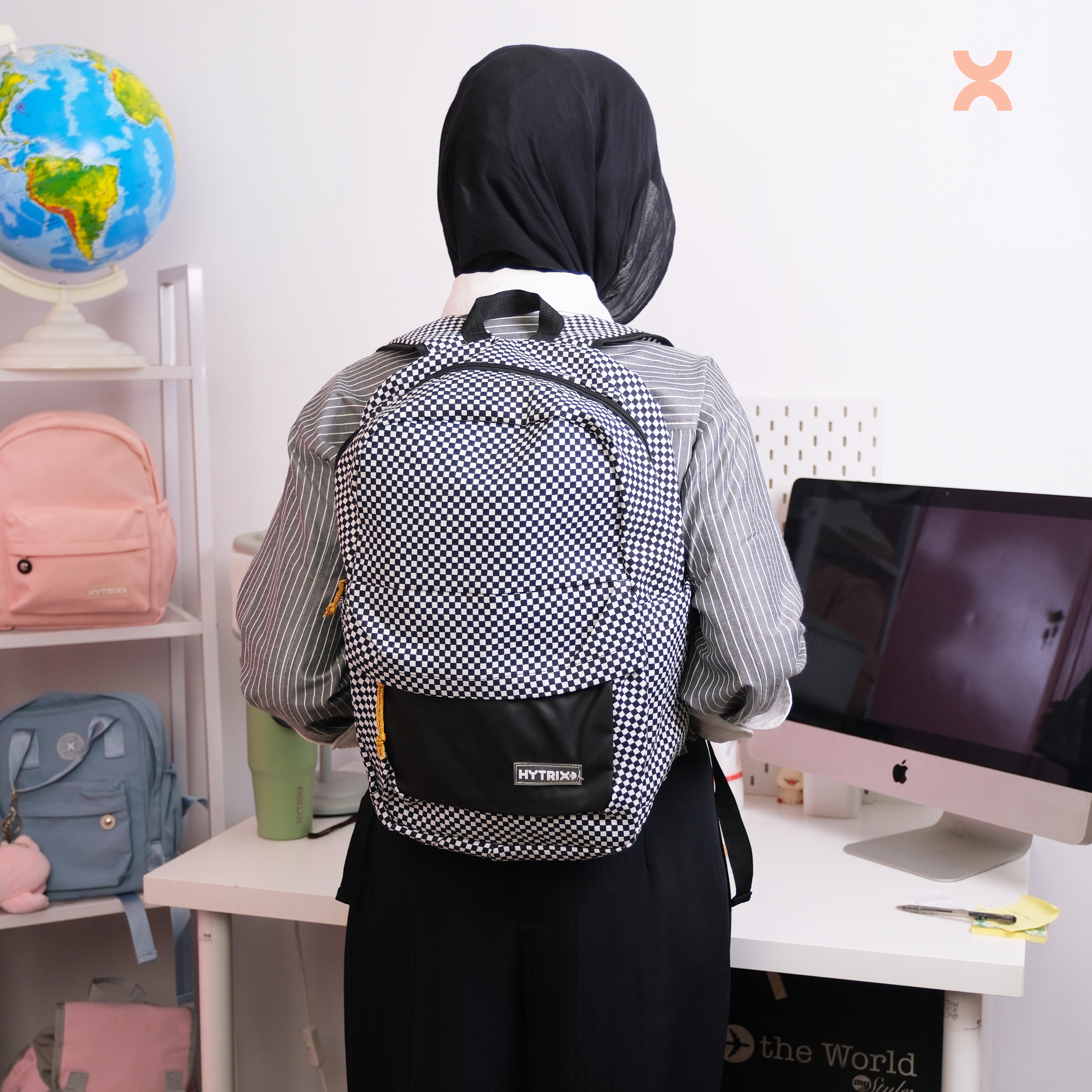 HYTRIX Printy  Daily Stylish Backpack | Tas Ransel Motif Unisex  [AF91]