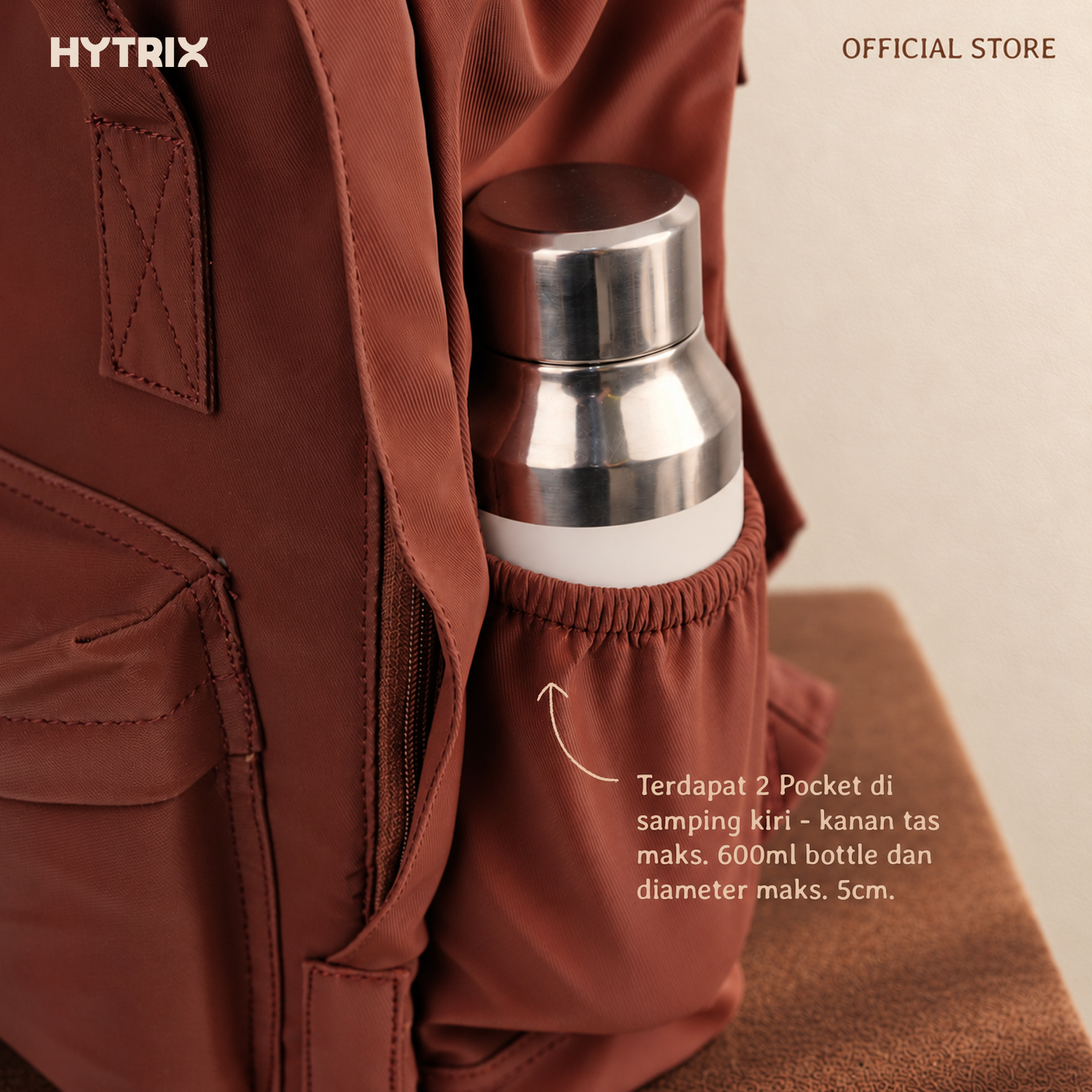 HYTRIX Tas Wanita Backpack - Camelia Midi - Velvet Series [SR03]
