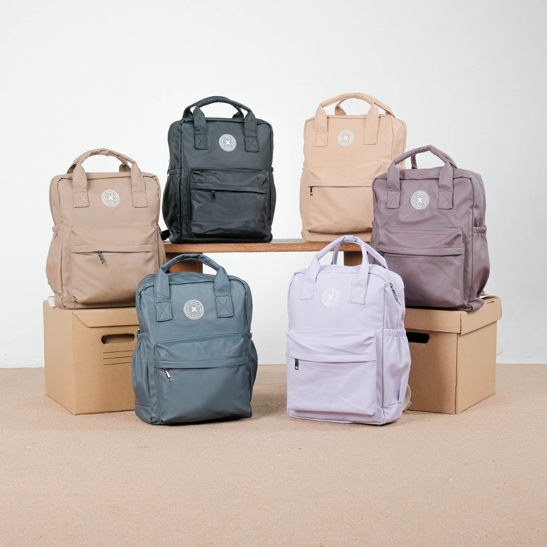 HYTRIX Chynthia Medium - Finnesse Series  Colour Pop Backpack 2in1 Medium Small Tas Fashion Korea Stylish [RM523]